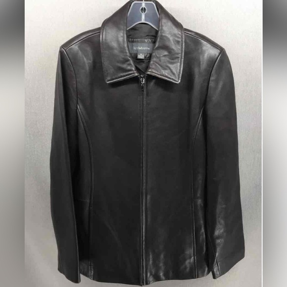 Liz Claiborne | Genuine Leather Jacket - Picture 3 of 6